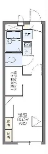 レオパレスアローンライフII【1階】の間取り