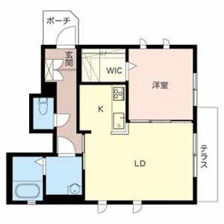 シャーメゾン城西【2階】の間取り