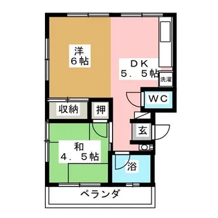 長縄第1ビル【3階】の間取り