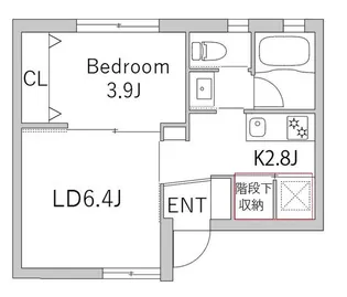 GranDuo等々力【1階】の間取り