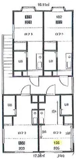 メープルハイム桜堤【2階】の間取り
