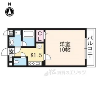コンフォールドミールK【1階】の間取り