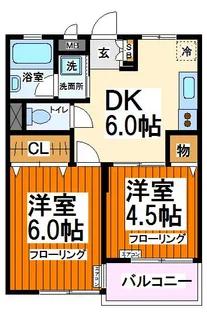 ハイム川原【2階】の間取り