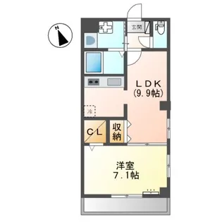 F-BASE East【1階】の間取り