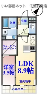 ベイリーフ【1階】の間取り
