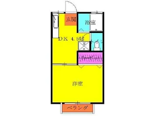 パールハイツ宮町【2階】の間取り