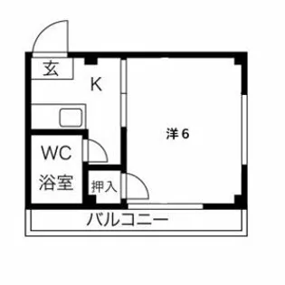 シャルマン南野【3階】の間取り