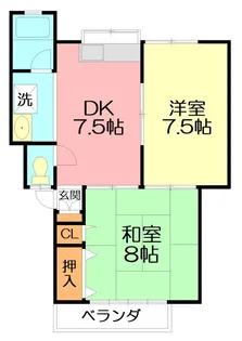 パークサイド【2階】の間取り