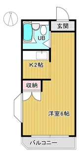 メゾン岡町【1階】の間取り