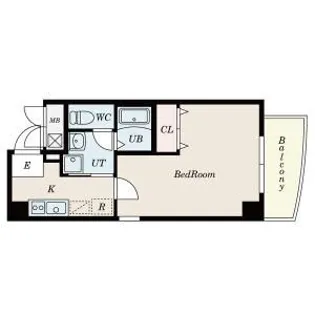 ラ・フォンテ大国町【8階】の間取り