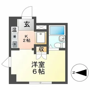 BLACEDENT杁中【4階】の間取り