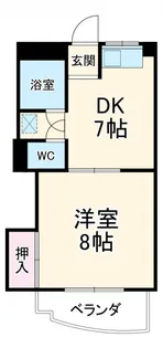 エクセレンス名東【1階】の間取り