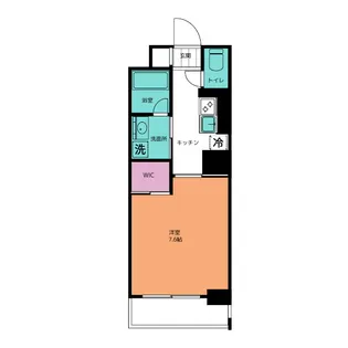 NISSYO BUILDING【6階】の間取り