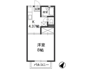 アンジェリーク松島【2階】の間取り