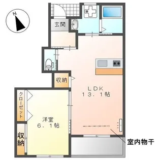 ブリーズ【1階】の間取り