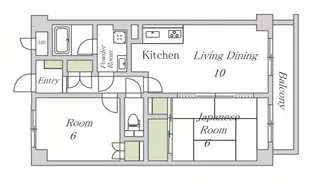 マジョール松崎町【4階】の間取り