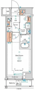 GENOVIA南千住VIII【4階】の間取り