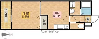 メイプルバンク【1階】の間取り