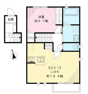 シェーナ赤堤【2階】の間取り
