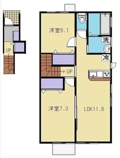 Gracecort・K【2階】の間取り