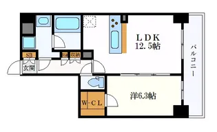 アデグランツ上前津【8階】の間取り