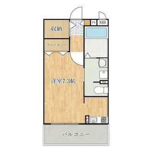 グランインカム曙【1階】の間取り