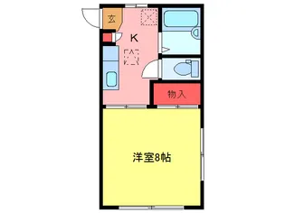 ビュー三光【1階】の間取り
