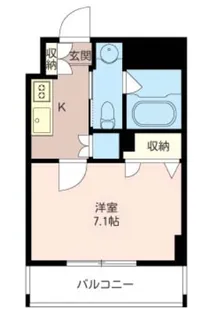マストライフ鳥越【2階】の間取り