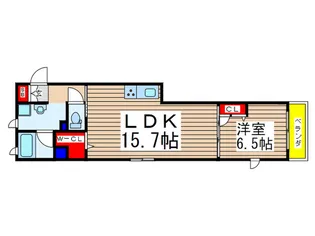 ラフォルトゥーナ【2階】の間取り