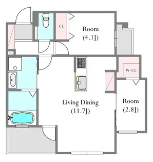 (仮)CASA VISTA UEBARU【6階】の間取り