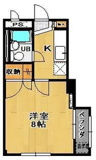 グリーンパーク【3階】の間取り