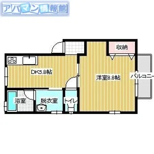 ゴルフ17【1階】の間取り