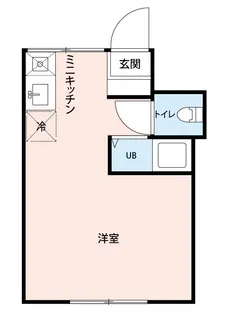 上馬シャモット(sancha) 2B【1階】の間取り