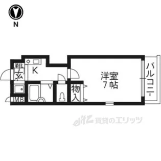 リーガル京都桃山【2階】の間取り