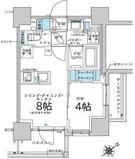 ウィルテラス板橋【10階】の間取り