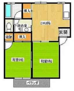 メゾン ノーブル【2階】の間取り