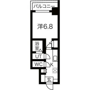 ES-Grande Minamimorimachi【6階】の間取り