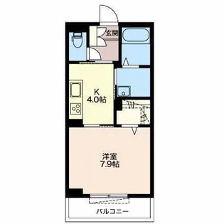 ラグランポルト丸之内【1階】の間取り