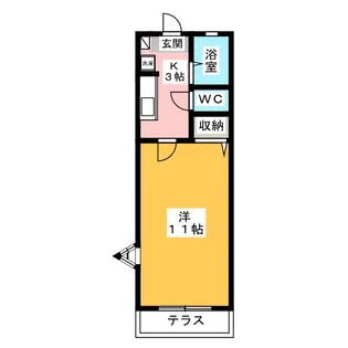 L・海老塚【1階】の間取り