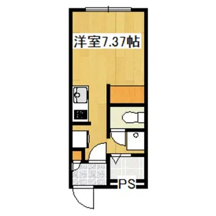 ハイツメモリーA【2階】の間取り