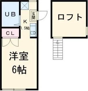 第2イーグルコーポ【1階】の間取り