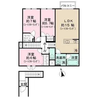 UX courtの間取り