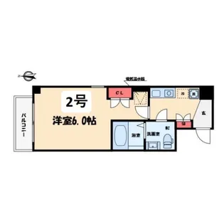ダイドーメゾン大阪谷町【11階】の間取り
