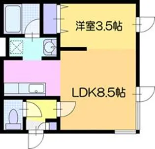 サンライトハウス【2階】の間取り