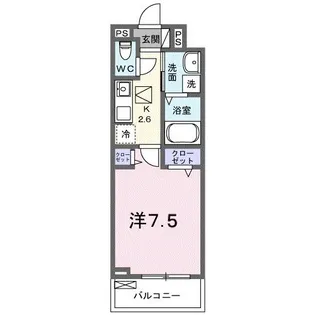 グレイスフル 栗橋【1階】の間取り