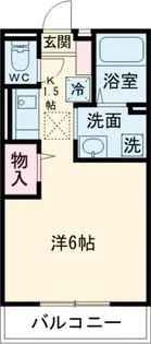 ジュネス西新井【1階】の間取り