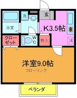 コーポラス・IK【1階】の間取り