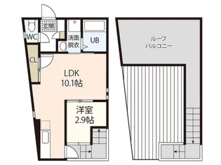 Grandtic 東高須【2階】の間取り