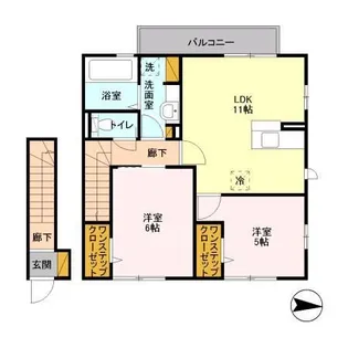 リッチモッチ【2階】の間取り