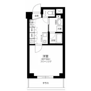 コーポ中里【1階】の間取り